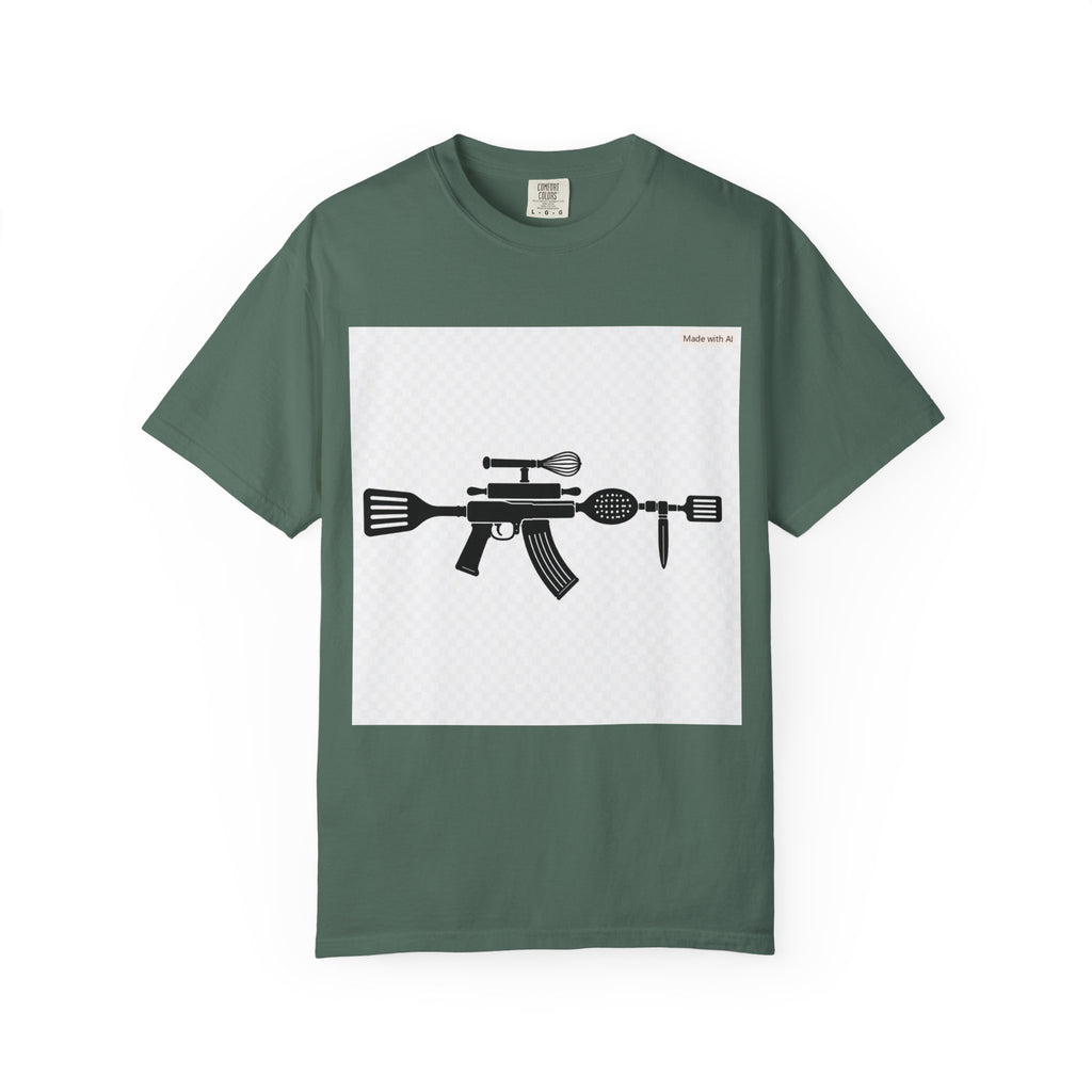 Tactical Rifle Silhouette Graphic T-Shirt