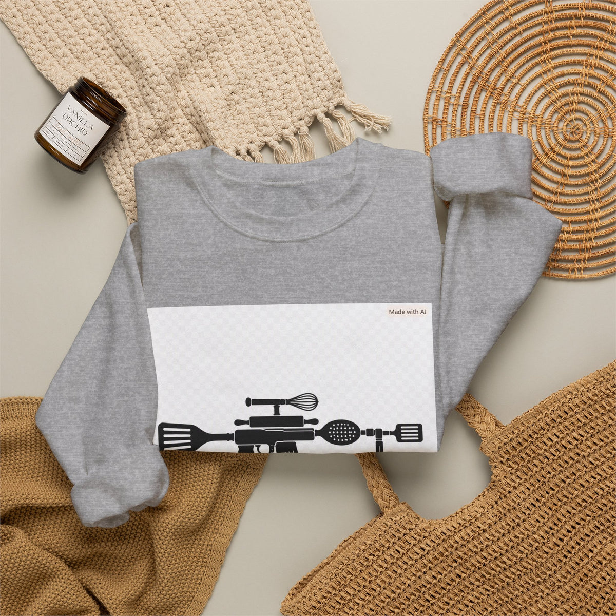Crewneck Sweatshirt — Black Rifle Graphic